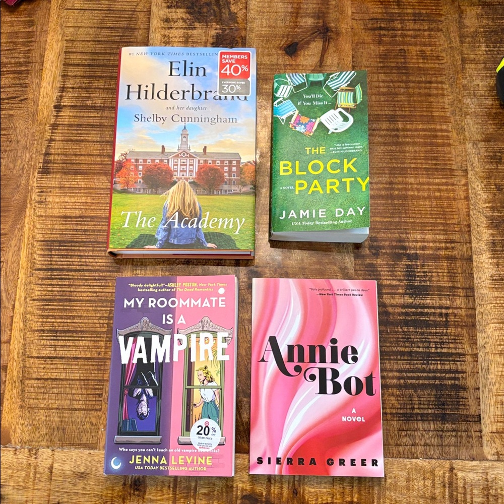 Elin Hinderbrand, Jamie Day, Jenna Levine, Sierra Greer Book Collection